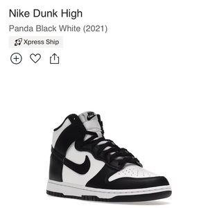 Nike high dunks - women - panda